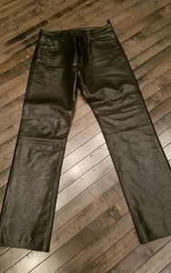 Vintage Gap all leather mens bootcut pants